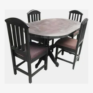 black 4 seater dining table for kitchen